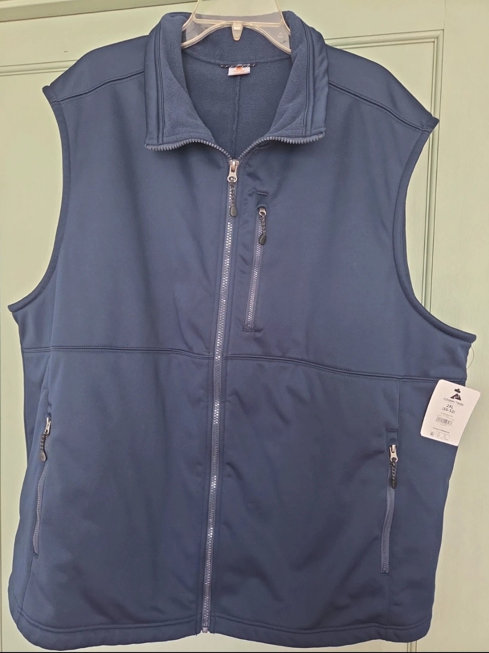Ozark Trail Navy Full-Zip Softshell Vest